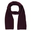 G & S Originals Women's Solid Color Winter Knit Scarf In Purple