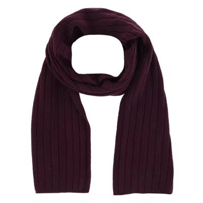 G & S Originals Women's Solid Color Winter Knit Scarf In Purple