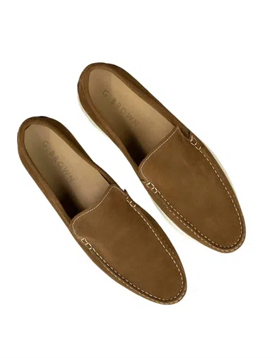 G Brown Men's The Bert Venetian Shoes In Whiskey In Brown