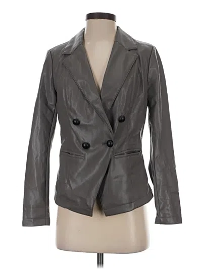 Pre-owned G By Giuliana Rancic Blazer Jacket In Gray