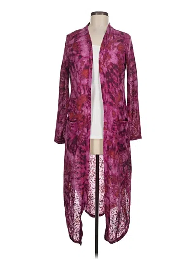 Pre-owned G By Giuliana Rancic Cardigan Sweater In Purple