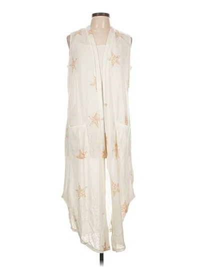 Pre-owned G By Giuliana Rancic Cardigan Sweater In White