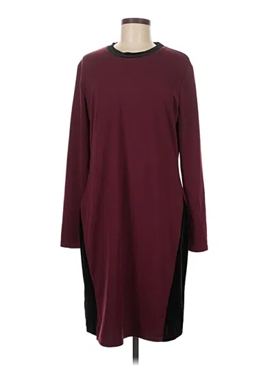 Pre-owned G By Giuliana Rancic Casual Dress In Burgundy