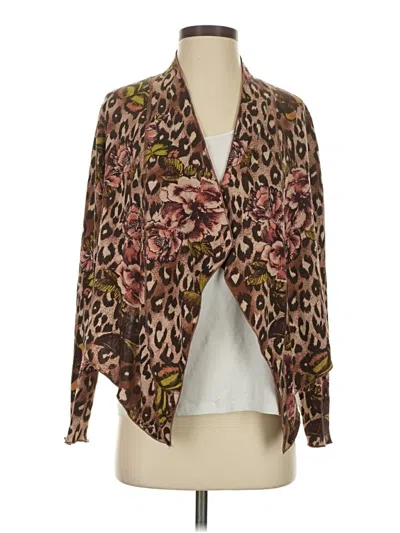 Pre-owned G By Giuliana Rancic Kimono In Brown