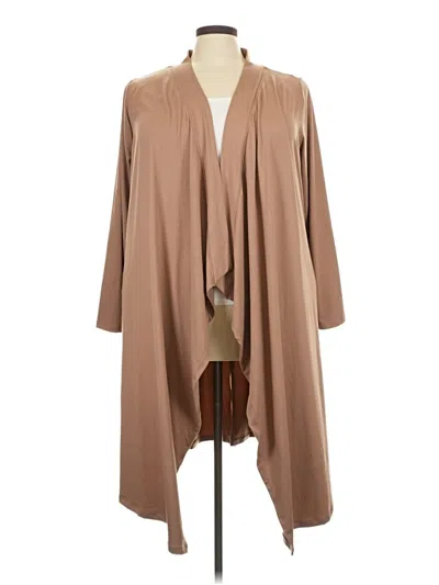 Pre-owned G By Giuliana Rancic Kimono In Brown