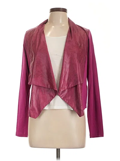 Pre-owned G By Giuliana Rancic Kimono In Burgundy