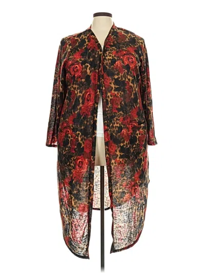 Pre-owned G By Giuliana Rancic Kimono In Red