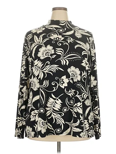 Pre-owned G By Giuliana Rancic Long Sleeve Turtleneck In Black