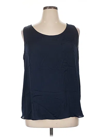 Pre-owned G By Giuliana Rancic Sleeveless Blouse In Blue