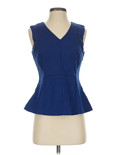 Pre-owned G By Giuliana Rancic Sleeveless Blouse In Blue