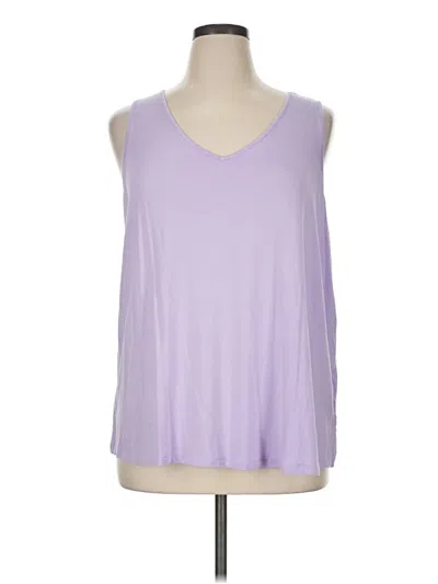 Pre-owned G By Giuliana Rancic Sleeveless T-shirt In Purple