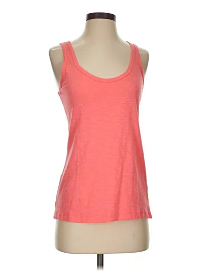 Pre-owned G By Giuliana Rancic Tank Top Orange Halter Neckline Tops