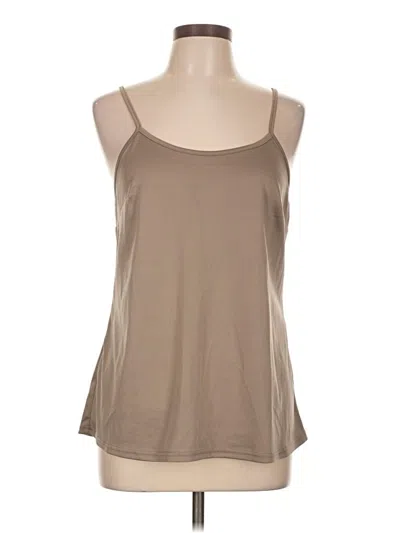 Pre-owned G By Giuliana Rancic Tank Top Tan Strapless Neckline Tops