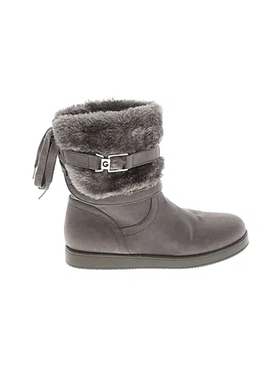 Pre-owned G By Guess Ankle Boots In Gray
