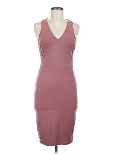Pre-owned G By Guess Casual Dress In Burgundy