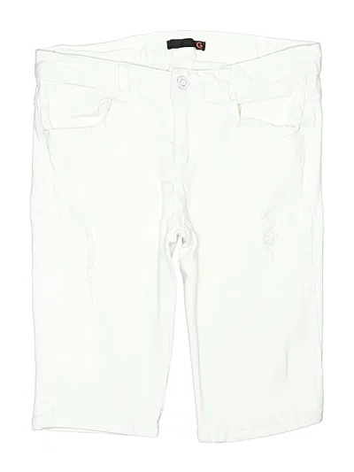 Pre-owned G By Guess Denim Shorts In Ivory