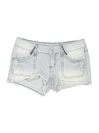 Pre-owned G By Guess Denim Shorts In Silver