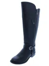 G BY GUESS HARSON WOMENS FAUX LEATHER RIDING OVER-THE-KNEE BOOTS
