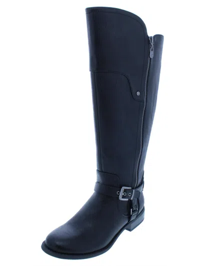 G By Guess Harson Womens Faux Leather Riding Over-the-knee Boots In Multi