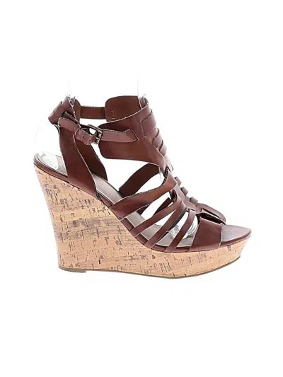 Pre-owned G By Guess Wedges In Brown