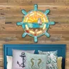 G. Debrekht Captains Wheel Coastal Outdoor Door Decor By