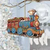 G. Debrekht Christmas Train Wooden Ornaments By