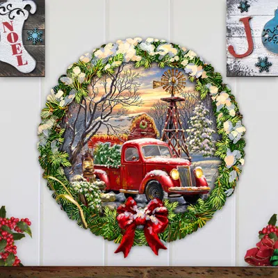 G. Debrekht Christmas Wonderland Holiday Door Decor By D. Gelsinger In Multi