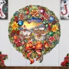 G. Debrekht Christmas Wreath Holiday Door Decor By