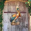 G. Debrekht Coastal Pelican Outdoor Door Decor By