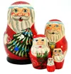 G. Debrekht Designocracy 5 Piece Santa Nested Doll