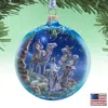 G. Debrekht Designocracy Let Us Adore Him Glass Orn, Handpainted Le By Dona Gelsinger