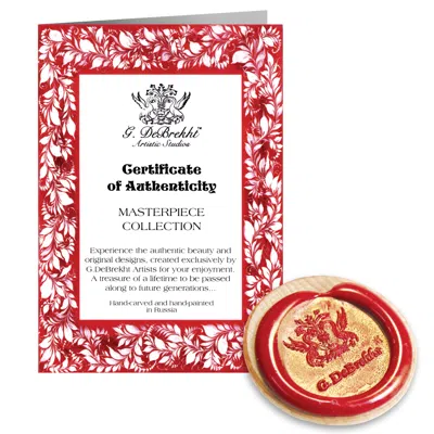 G. Debrekht Designocracy Woodcarved Handpainted Santa Midnight Yuletide Chorus Gdb In Multi