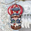 G. Debrekht Frosty Journey Wooden Ornaments By J. Mills-price