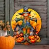 G. Debrekht Halloween Scarecrow Holiday Door Decor By