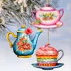 G. Debrekht Happy Mother's Day Decorative Wooden Christmas Ornaments Set Of 3 By