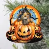 G. Debrekht Haunted House Wooden Ornaments By