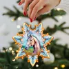 G. Debrekht Horse Snowflake Wooden Christmas Ornament By