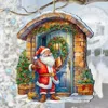 G. Debrekht Joyful Moments At The Doorstep Wooden Ornaments By