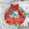 G. Debrekht Merry Christmas Wooden Ornaments By