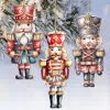 G. Debrekht Nutcrackers Decorative Wooden Christmas Ornaments Of 3 By