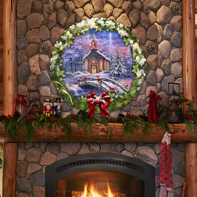 G. Debrekht O Come Emmanuel Holiday Door Decor By D. Gelsinger In Multi