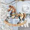 G. Debrekht Rocking Horse Wooden Ornaments By