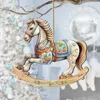 G. Debrekht Rocking Horse Wooden Ornaments By