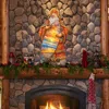 G. Debrekht Santa's Tropical Surf Ride Holiday Door Decor By