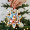 G. Debrekht Snowman's Gifts Snowflake Wooden Christmas Ornament By