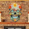 G. Debrekht Sugar Skull Holiday Door Decor By