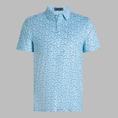 G/fore Aye Poppy Tech Jersey Polo In Daybreak