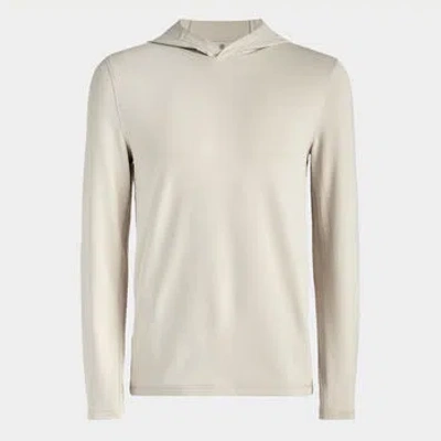 G/fore Brushed Back Tech Hoodie In Stone