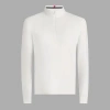 G/fore Brushed Back Tech Quarter Zip In Snow