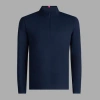 G/fore Brushed Back Tech Quarter Zip In Twilight